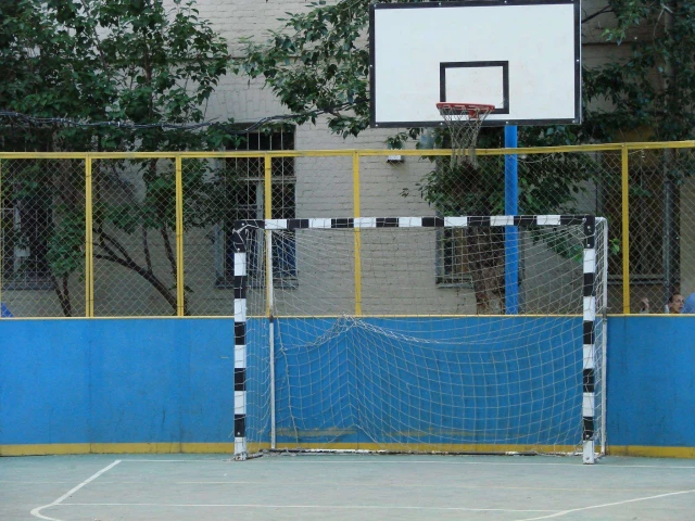 Profile of the basketball court Khleb, Moscow, Russia