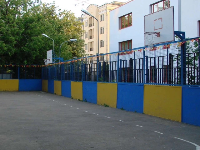 Profile of the basketball court Detskaya Ploshchadka, Moscow, Russia