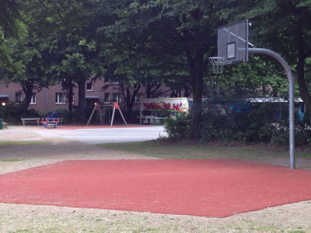 Profile of the basketball court Langenfort 2, Hamburg, Germany