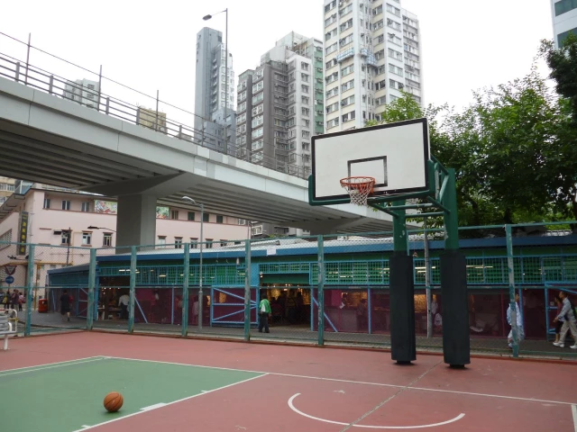 Profile of the basketball court Shanghai Street Playground, Hong Kong, Hong Kong SAR China