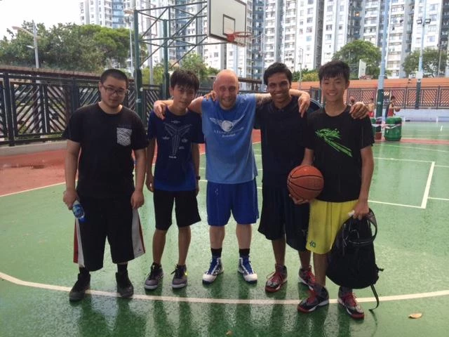 Profile of the basketball court Tai Wan Shan Park, Hong Kong, Hong Kong SAR China
