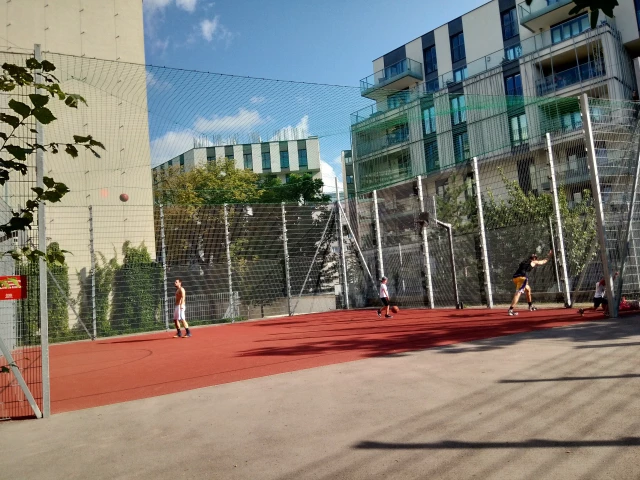 Profile of the basketball court Arne-Carlsson-Park, Vienna, Austria
