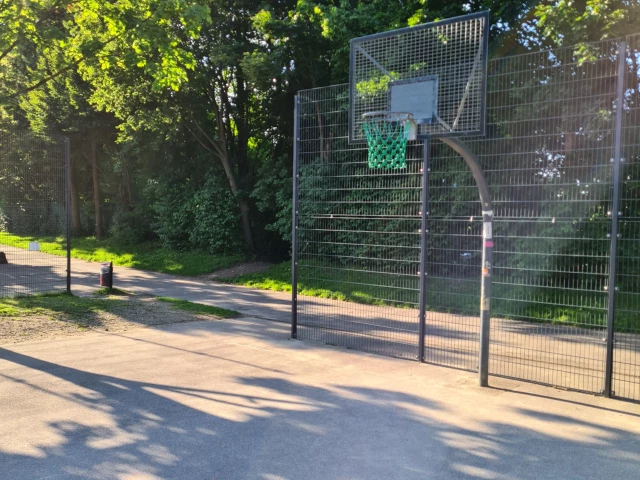 Profile of the basketball court Petuelcourt, Munich, Germany