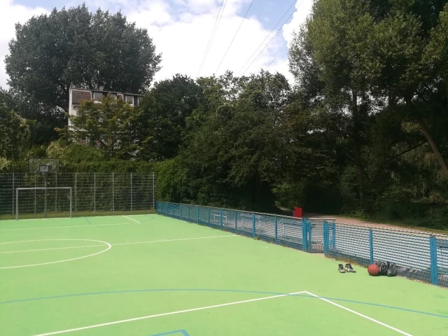 Profile of the basketball court Kanalplatz, Hamburg, Germany