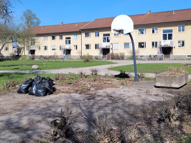 Profile of the basketball court Svartbäckensgata, Uppsala, Sweden