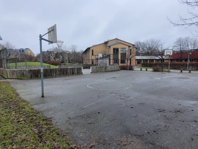 Profile of the basketball court Järnåkraskolan, Lund, Sweden