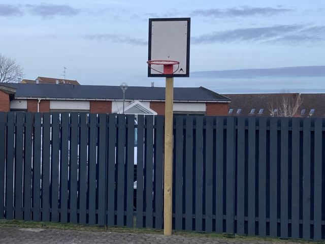 Profile of the basketball court Bag Park Alle privatskole, Brøndby, Denmark