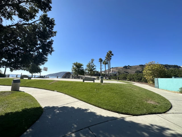 Profile of the basketball court Avila Beach, San Luis Obispo, CA, United States