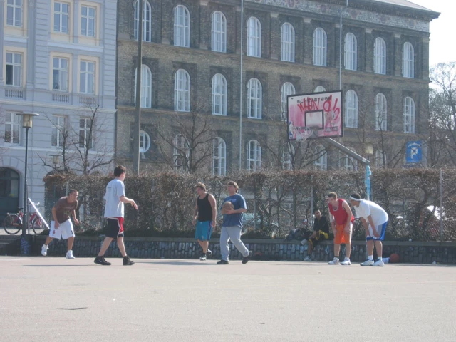 3-on-3 game at Israels Plads