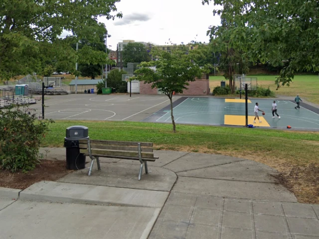 Profile of the basketball court Rainier Playfield, Seattle, WA, United States