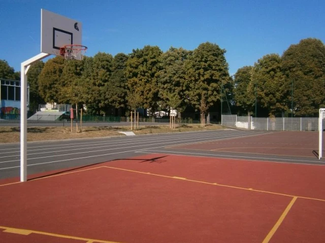 Profile of the basketball court Marroniers, Nanterre, France