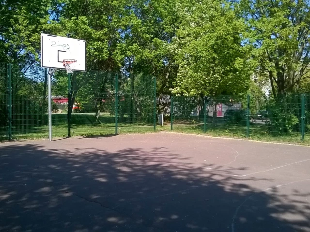 Profile of the basketball court An der Feuerwache, Halle (Saale), Germany