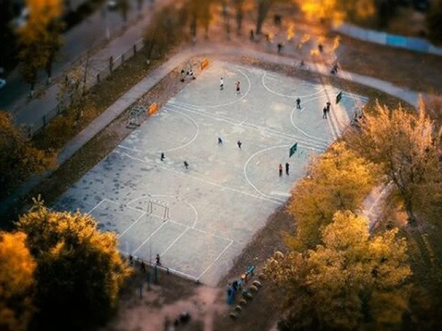 Profile of the basketball court 1.1.6. Battleground, Kharkiv, Ukraine