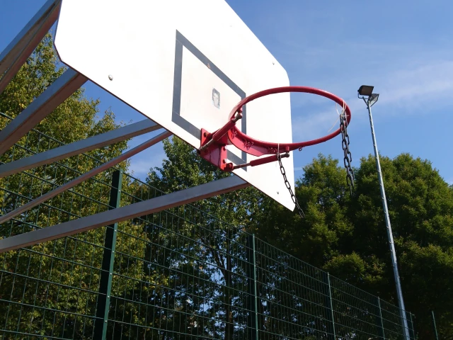 Profile of the basketball court Auf der Hüls, Kevelaer, Germany