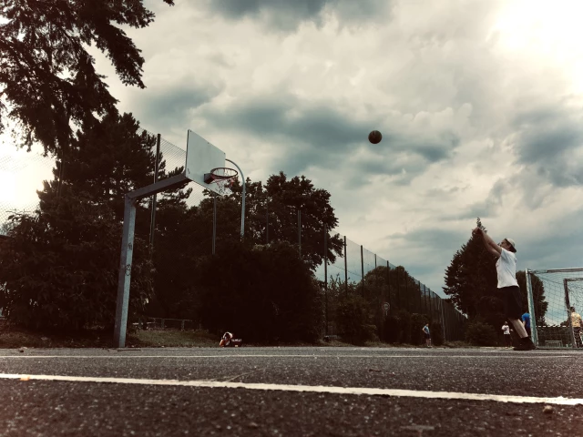 Profile of the basketball court Pete Breuer Court, Königswinter, Germany