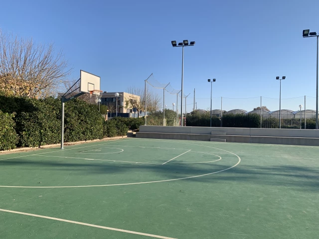 Profile of the basketball court Pla de l’Avellà, Cabrera de Mar, Spain