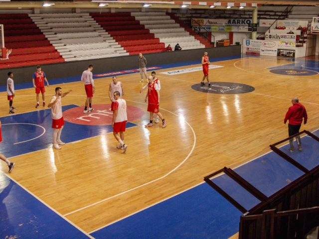 Profile of the basketball court "Near Morava" Hall, Čačak, Serbia