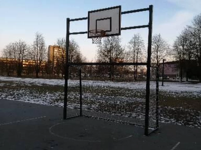 Basketball and football Court