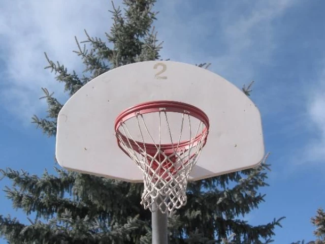One of the two hoops @ Abbot Park