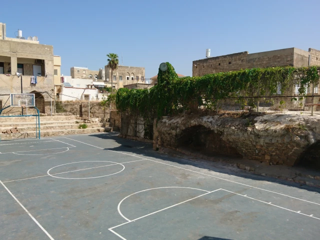 Profile of the basketball court Beit Luzinan, Acre, Israel