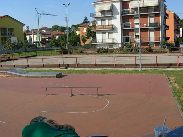 Profile of the basketball court Via Fratelli Cairoli, Fidenza, Italy