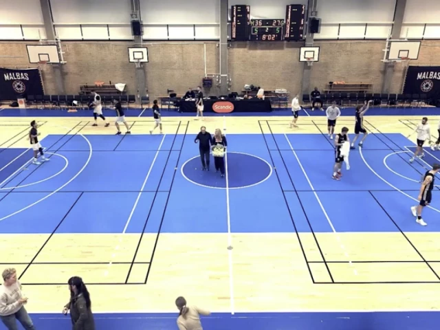 Profile of the basketball court Heleneholms Sporthall, Malmö, Sweden