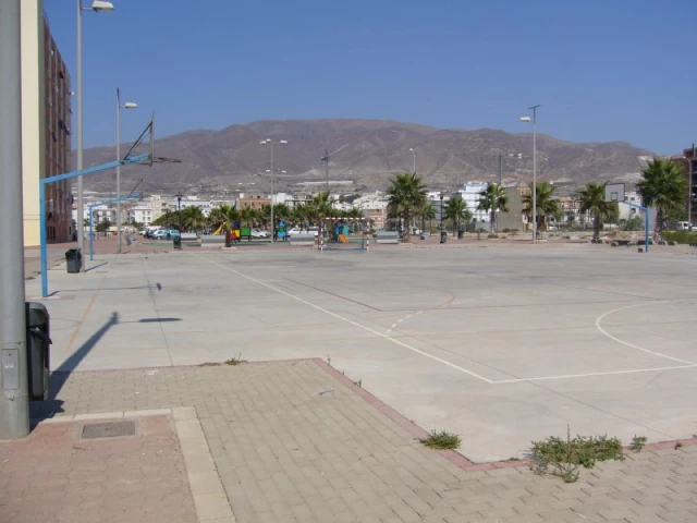 Profile of the basketball court Paseo Maritimo, Adra, Spain