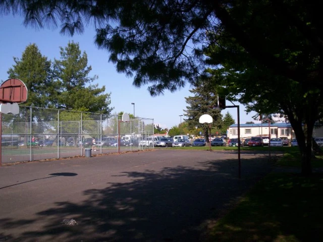 Streetball Court at the Chemeketa Community College in Salem, Oregon