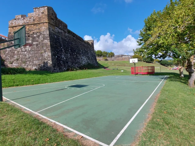 Profile of the basketball court Parque Municipal do Relvão court, Angra do Heroísmo, Portugal