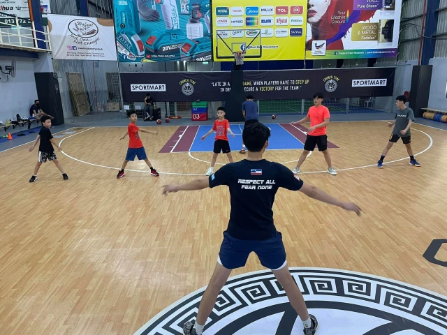 Profile of the basketball court Infinity Sports Arena, Kota Kinabalu, Malaysia
