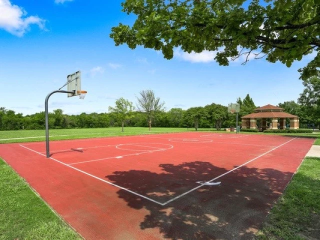 Profile of the basketball court Preston Manor Park, Frisco, TX, United States