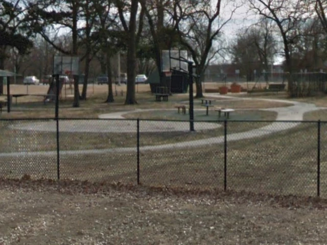Profile of the basketball court Gage Park, Topeka, KS, United States
