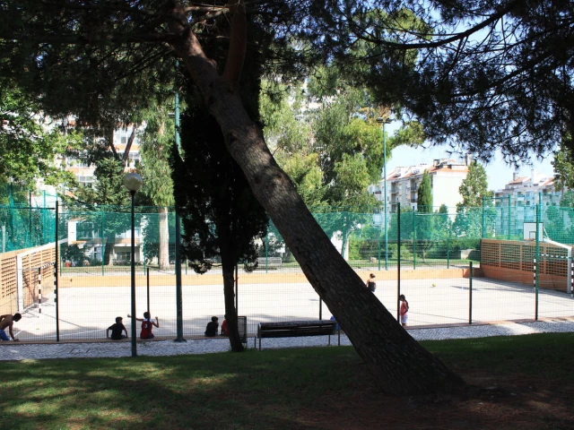 Profile of the basketball court Campo do Jardim do Eucaliptal, Lisboa, Portugal
