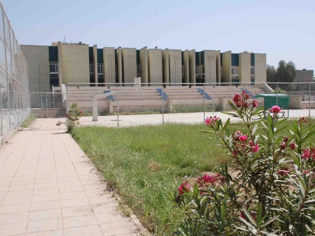 Profile of the basketball court Al-Mustansiriya University, Baghdad, Iraq