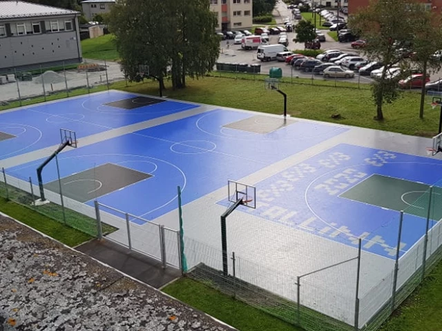 Profile of the basketball court Kristiine Courts, Tallinn, Estonia