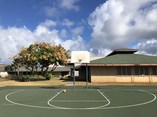 Profile of the basketball court Kailua Park, Kailua, HI, United States