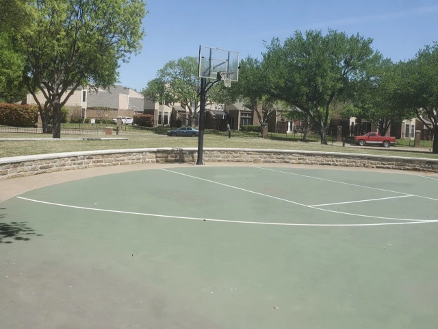 Profile of the basketball court Saddlehorn Park, Irving, TX, United States