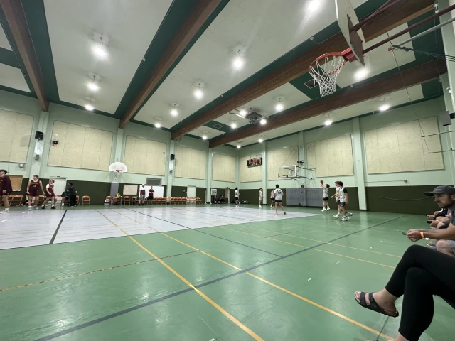 Profile of the basketball court Moreau High School, Hayward, CA, United States