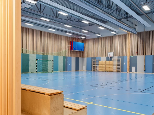Profile of the basketball court Lingenässkolans Idrottshall, Kristianstad, Sweden