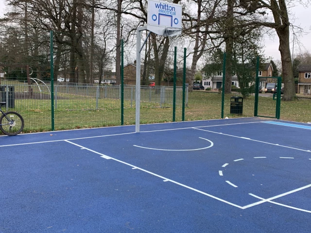 Profile of the basketball court Northbridge park, Hemel Hempstead, United Kingdom