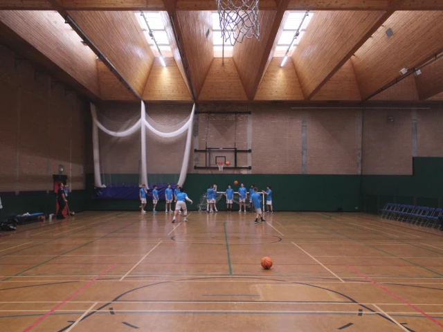 Profile of the basketball court John Wright Sports Centre, East Kilbride, United Kingdom