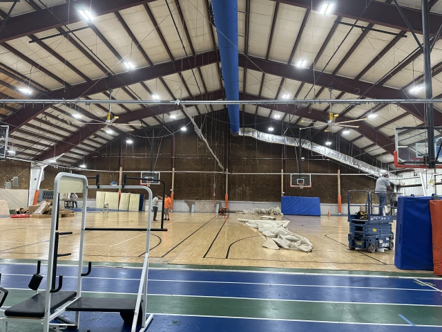 Profile of the basketball court The club at Woodbridge, Woodbridge Township, NJ, United States