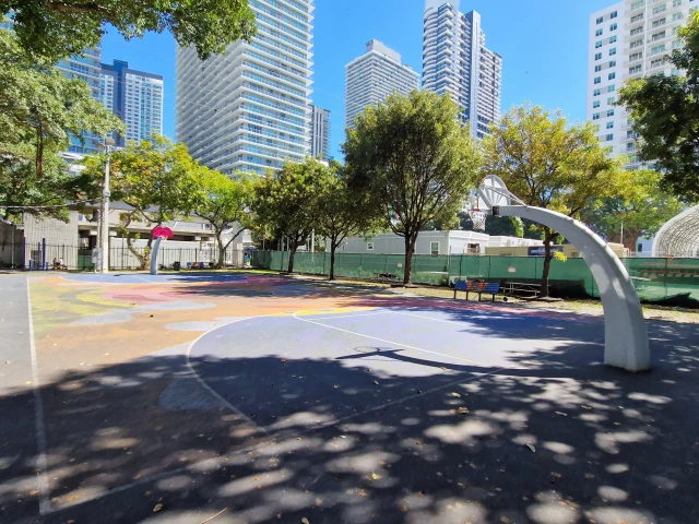 Profile of the basketball court Southside Park Streetball Court, Miami, FL, United States