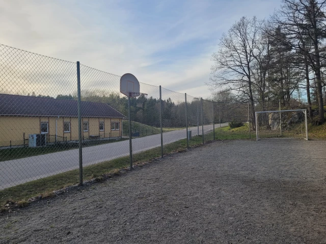 Profile of the basketball court Gezelius väg, Gustavsberg, Sweden