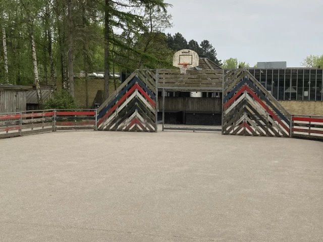 Profile of the basketball court Krogaardskolen Mulitbane, Greve, Denmark