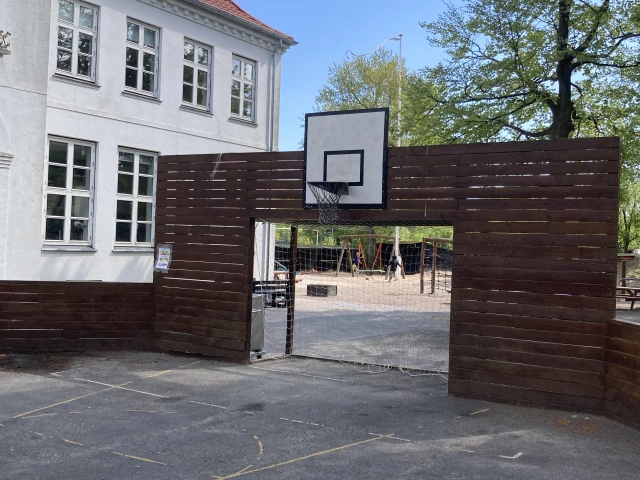 Profile of the basketball court Albertslund lille skole, Albertslund, Denmark