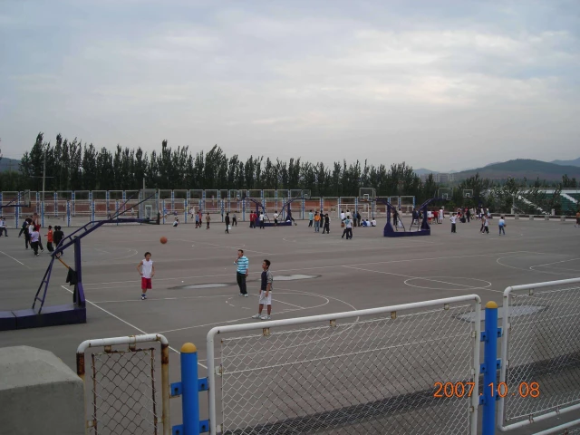 Profile of the basketball court College of Young Management Cadres, Jinan, China