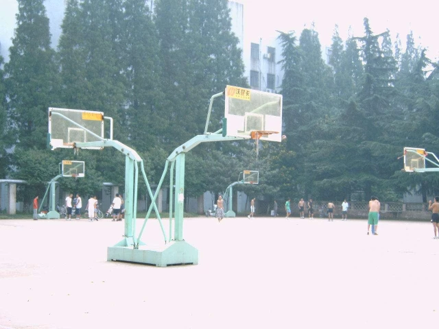 Profile of the basketball court Huaian Teachers College, Huaian, China