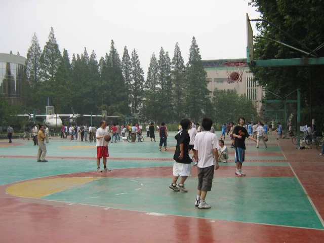 Profile of the basketball court University of Aeronautics and Astronautics, Nanjing, China