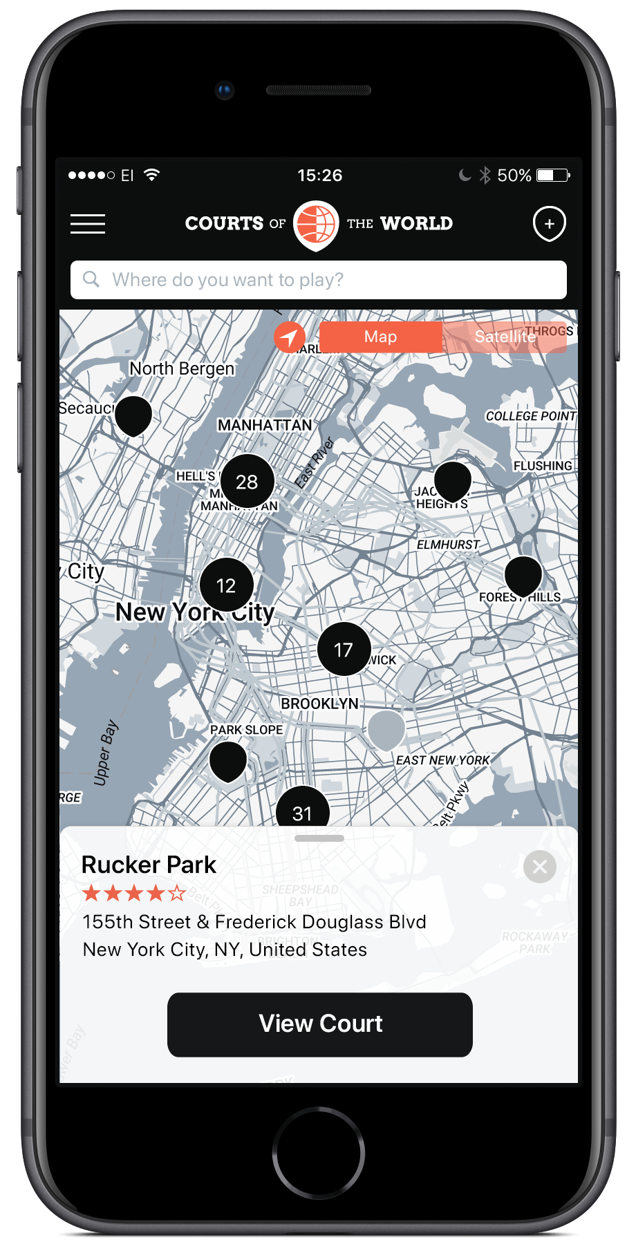 Basketball Court Finder Map – Courts of the World